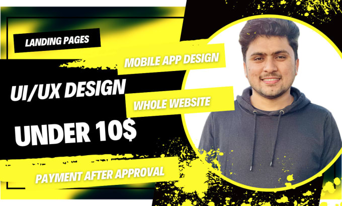 Gig Preview - Do ui ux web designs and mobile designs