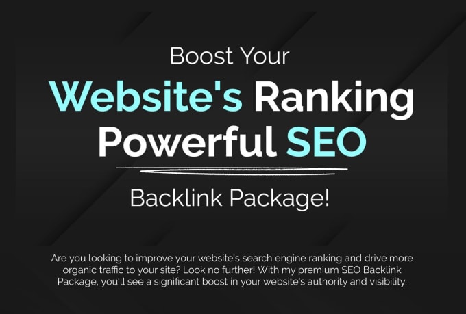 Gig Preview - Boost your website ranking powerful SEO backlink whitehat link building