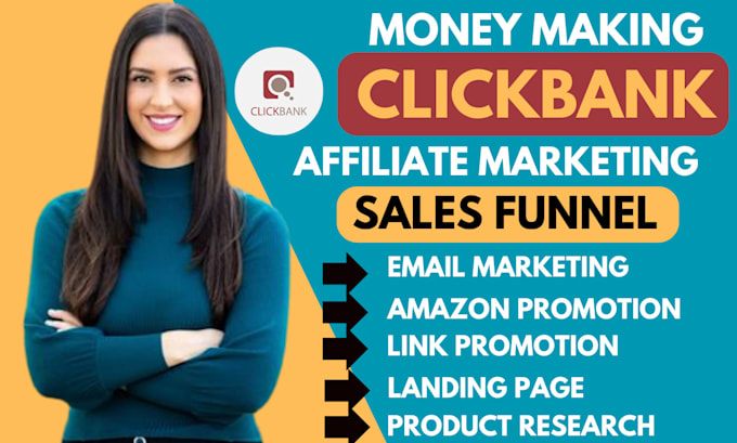 Bestseller - setup clickbank affiliate marketing sales funnel, facebook ads for clickbank