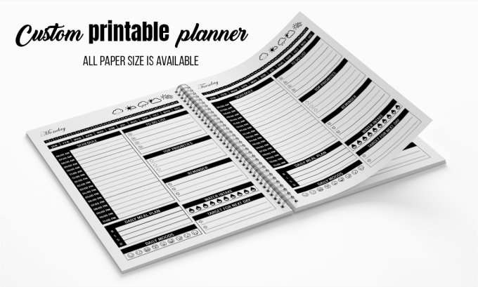 Gig Preview - Create and convert printable planner to digital planner for ipad and etsy