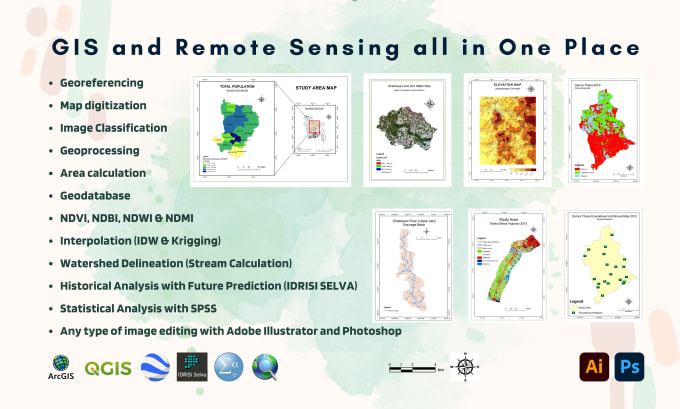 Gig Preview - Provide gis and remote sensing services