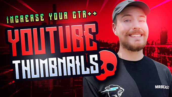 Gig Preview - Bespoke youtube thumbnails for clickable contents in a hour