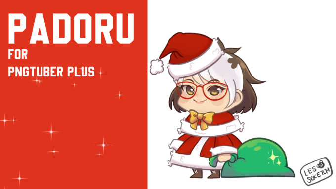 Gig Preview - Make padoru pngtuberplus animated