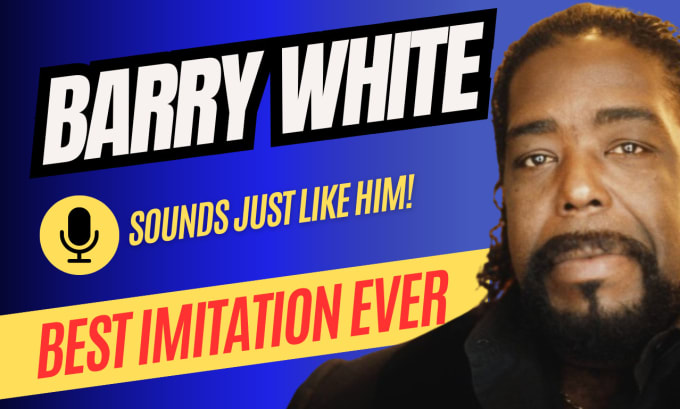 Gig Preview - Record a barry white impersonation audio voice over