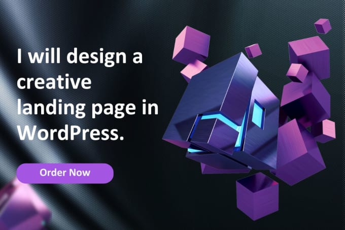 Gig Preview - Design wordpress landing page