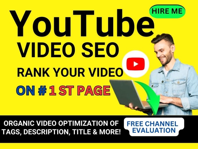 Gig Preview - Best your youtube video SEO, video rank, and growth manager