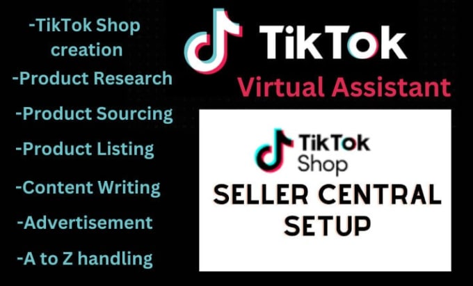 Gig Preview - Setup, manage tiktok shop tiktok shop virtual assistant