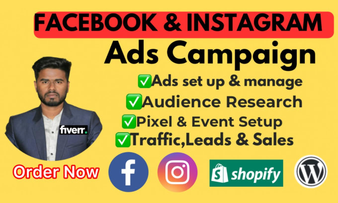 Gig Preview - Setup and manage facebook ads campaign to generate sales and leads