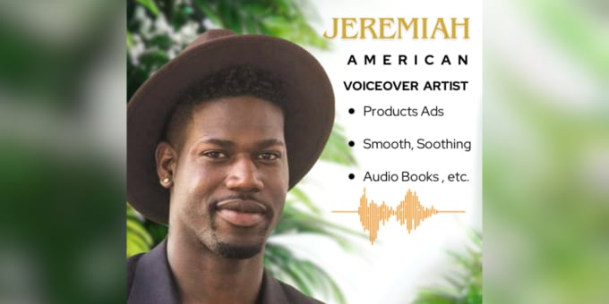 Gig Preview - Record a relaxing male american  voiceover for your next social media projects