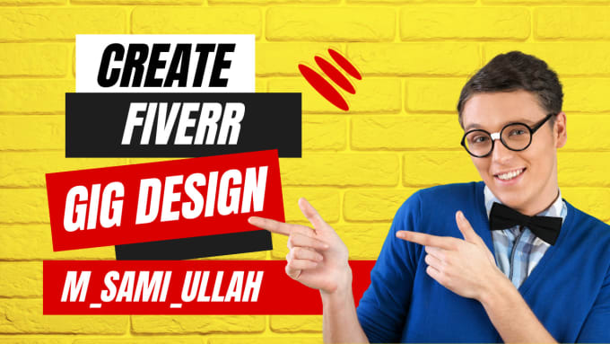 Gig Preview - Design catchy fiverr gig image thumbnail, cover, or picture