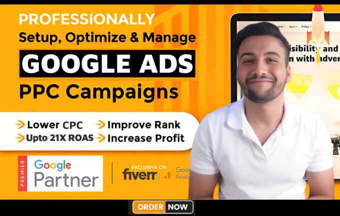 Gig Preview - Setup and manage highly profitable google ads adwords PPC campaign