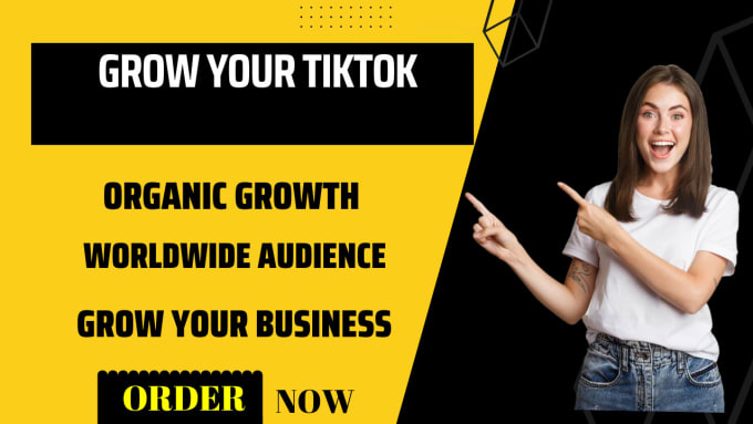 Gig Preview - Grow and promote your tiktok account organically