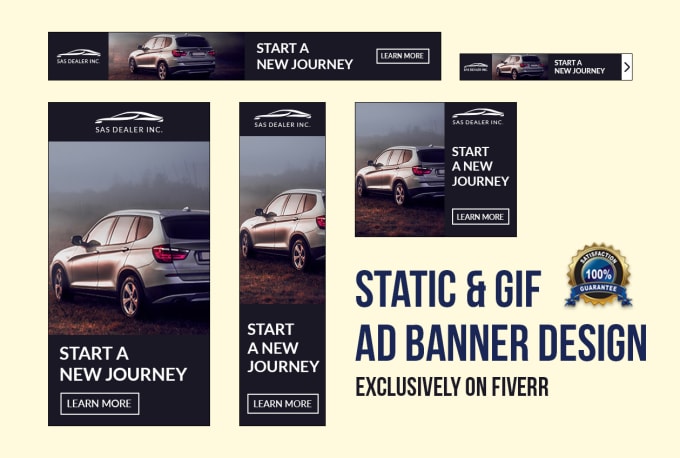 Bestseller - design awsome web banner, display ads, google ads banner