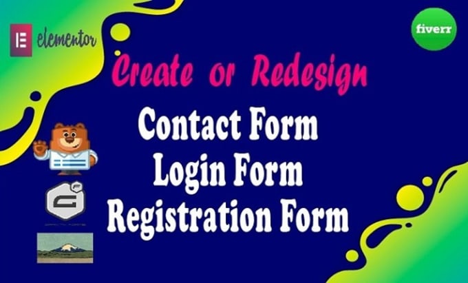 Gig Preview - Create or redesign contact form, sign up form, popup form, or fix form issues