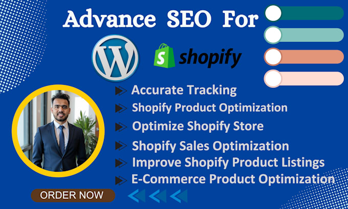 Gig Preview - Advanced SEO for wordpress and shopify boost traffic and sales