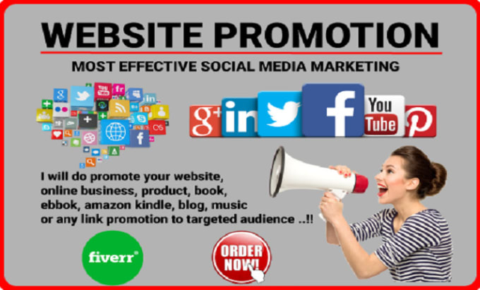 Gig Preview - Promote your website, product, store, crypto, amazon, blog, book, web promotion