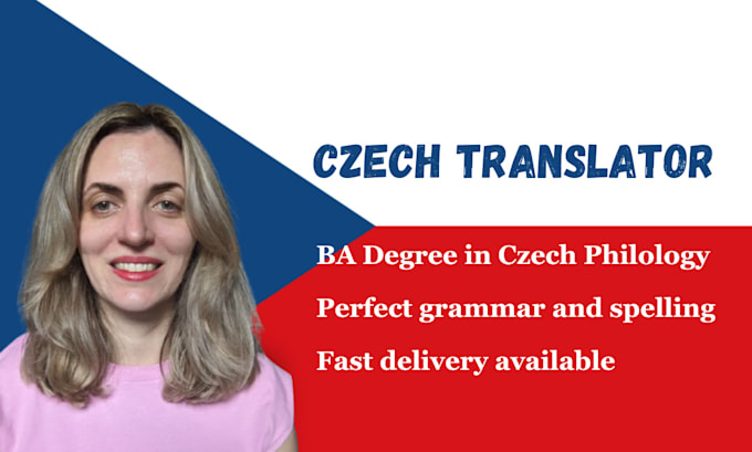 Gig Preview - Translate english to czech with perfect grammar