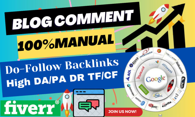 Gig Preview - Creation 200 manual blog comment do follow backlinks high  da pa