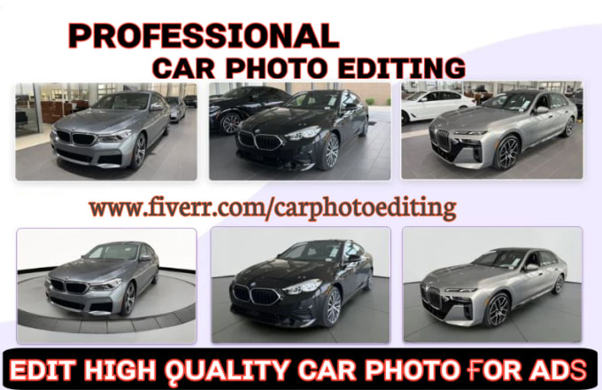 Gig Preview - Do edit high quality car photo for ads