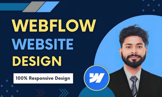 Gig Preview - Design responsive webflow or figma to webflow landing page and webflow bugs