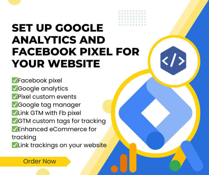 Gig Preview - Set up google analytics and facebook pixel for your website