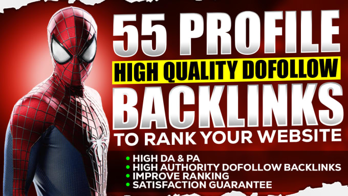 Gig Preview - Provide 55 manual dofollow high quality profile backlinks