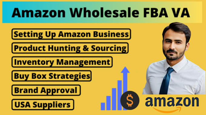 Gig Preview - Be your amazon fba wholesale virtual assistant va