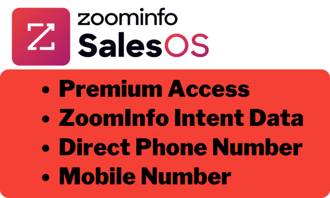 Gig Preview - Find direct phone number, mobile number, prospect list using zoominfo premium