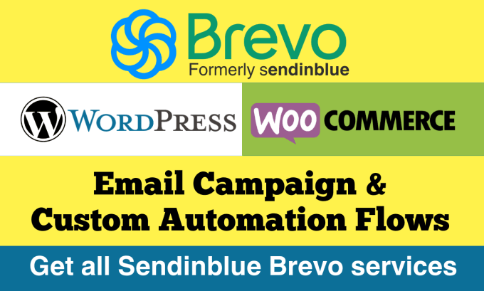 Gig Preview - Do sendinblue bravo advance automation campaign for wordpress