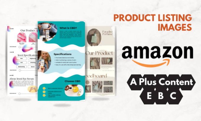 Gig Preview - Design amazon product listing , inforgraphic, ebc and a plus