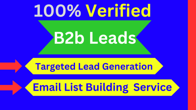 Gig Preview - Do targeted b2b lead generation, linkedin leads,  business leads