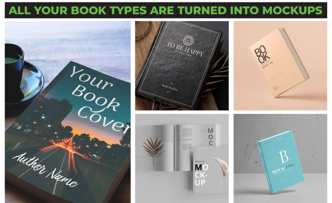 Bestseller - create amazing 3d book cover mockups in 20 different styles