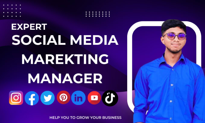 Gig Preview - Be your social media marketing manager, content creator, and VA