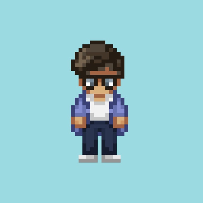 Gig Preview - Make pixel art character for you