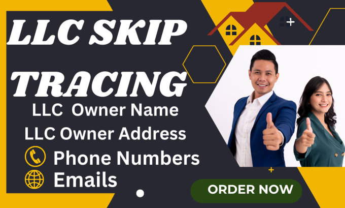 Gig Preview - Provide you llc skip tracing