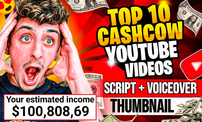 Gig Preview - Create youtube automated cash cow,cash cow channel