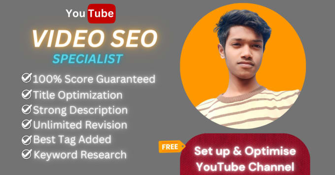 Bestseller - do best youtube video SEO expert optimization for top ranking organically