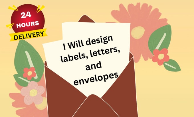 Gig Preview - Design labels, letters, and envelopes