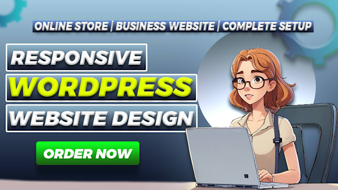 Bestseller - build responsive wordpress website design and woocommerce online store