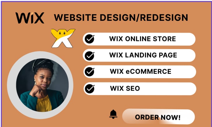 Gig Preview - Design wix website, wix website redesign, wix landing page