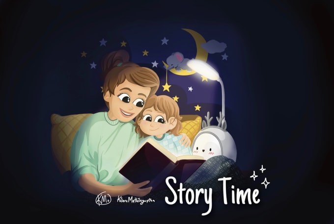 Gig Preview - Create an eye catching children book illustrations