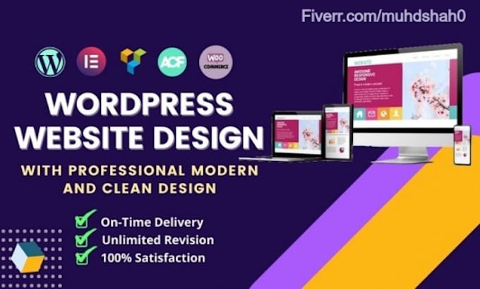 Gig Preview - Do affordable wordpress website design and developement