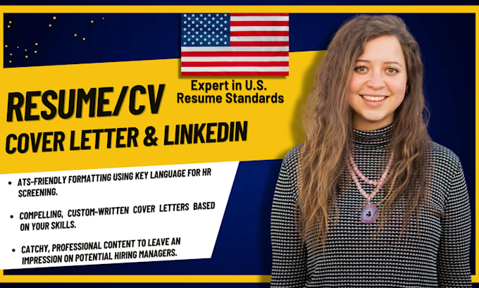 Gig Preview - Write a top quality resume, cover letter, and linkedin optimization services