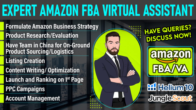 Bestseller - be amazon fba expert for private label, amazon virtual assistant