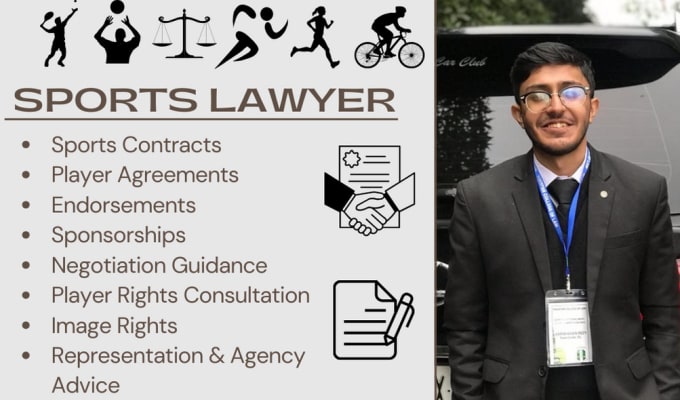 Gig Preview - Be your professional sports and esports lawyer agent contract drafter