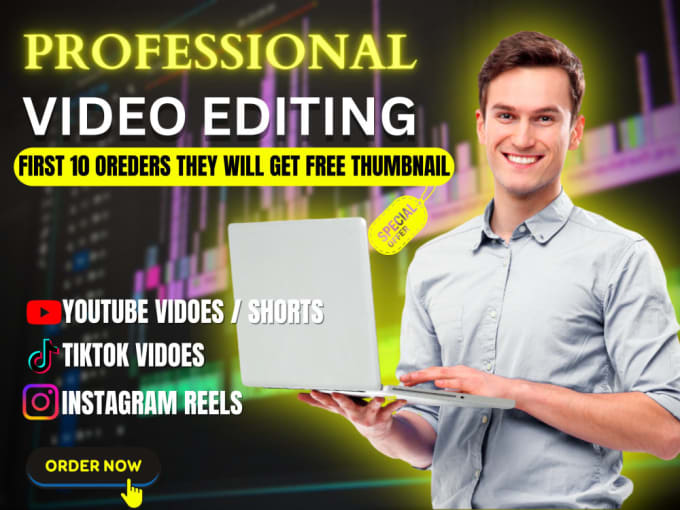 Gig Preview - Do video editing, merge, compress,split, reduce video size, add animation