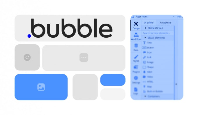 Gig Preview - Develop bubble io web app, bubble adalo chatgpt, botpress