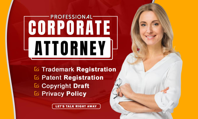 Gig Preview - Do write legal contracts, agreements, do trademark, copyright, file patent draft