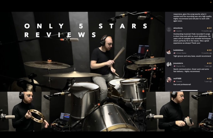 Gig Preview - Be the perfect versatile professional studio drummer