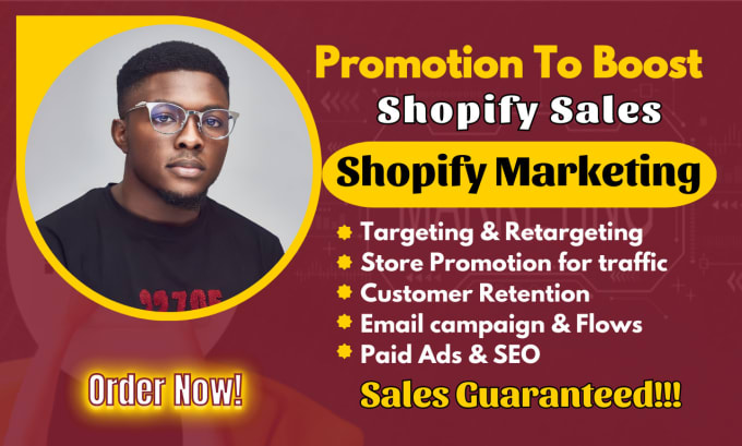 Gig Preview - Do shopify marketing ecommerce dropshipping promotion to boost shopify sales SEO